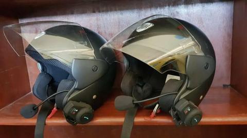 Motor Cycle Helmets with Intercom