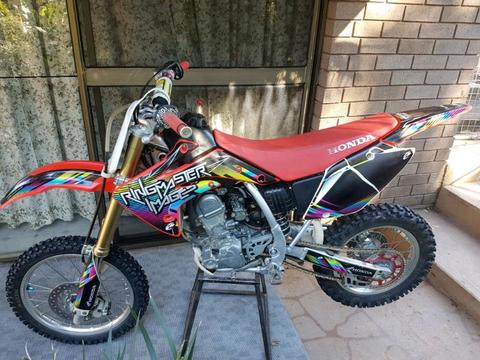 Crf150r 2009 clean and tidy cash or swaps 2 stroke