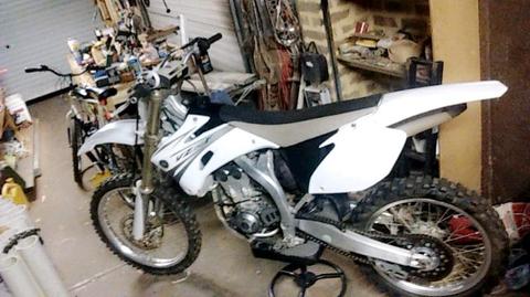 2007 Yzf 250 special edition white