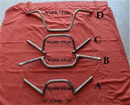 Motorcycle Handlebars- 4 all priced at $30 each