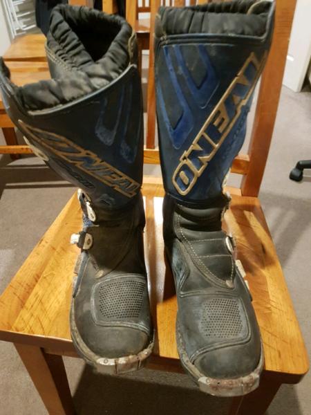 Oneal motor bike boots