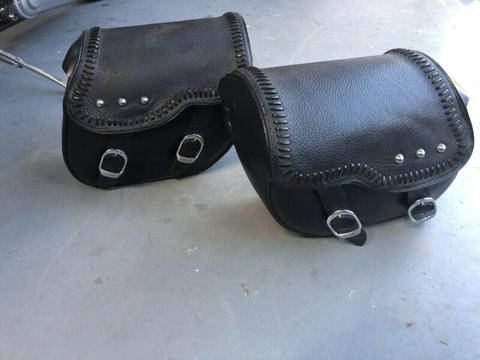 Harley Davidson softail saddle bags