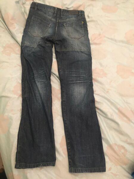 Motorcycle jeans Drayko Kevlar lined 32inch men's