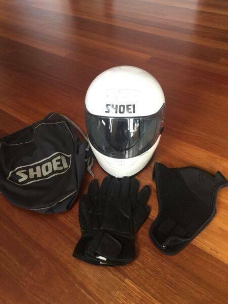 Shoei Helmet Plus Gloves & Mask