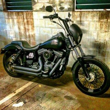 Harley Davidson fxdb dyna street bob 2014
