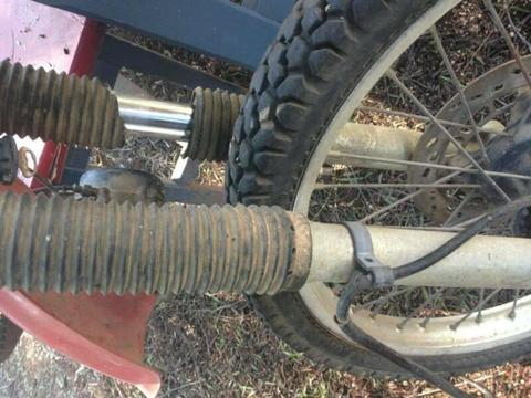 Front Suspension Forks TS250X TS 250 X Good Clean Tidy