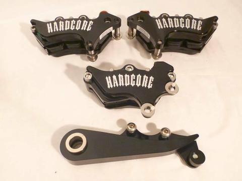 Harley Brakes Hardcore Cycles Harrison Billet Softail Evo or Twin Cam