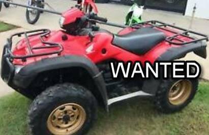 Wanted: WANTED -- Honda TRX500FA quad atv