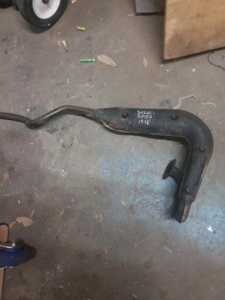 Vmx Suzuki rm50 rm 50 1978 exhaust