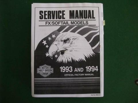Harley Davidson Softail Service Manual******1994 FX Series