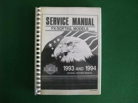 Harley Davidson Softail FX Series Service Manual******1994