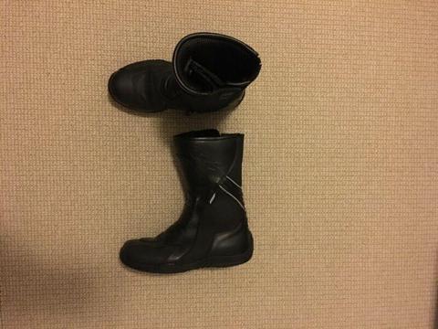As New Leather Motorcycle Boots