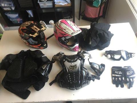 Kids motocross gear