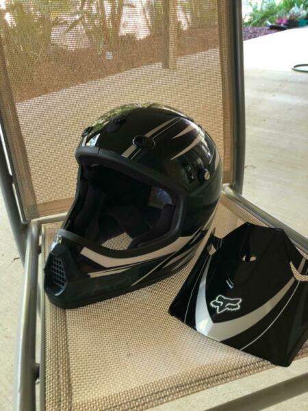 Junior Fox motocross helmet