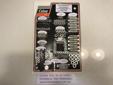 Harley Davidson WL hardware kit for cast iron head engine by Colony