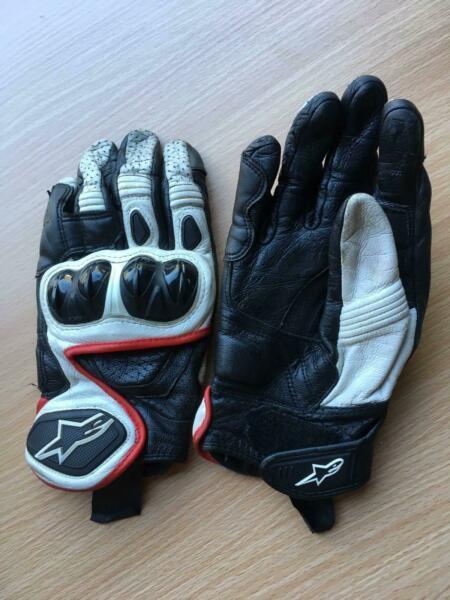 Motorcycle Gloves - Alpinestars Celer Glove Black/White/Red