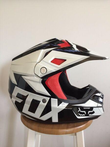 Fox mx helmet and goggles new