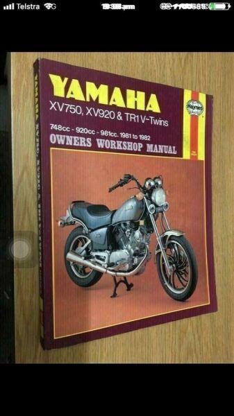 Yamaha XV750 '81 - '82 Workshop Manual