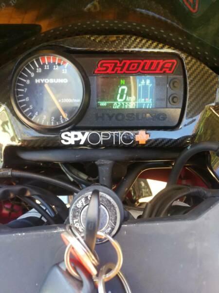 Hyosung gt650 2008 good for parts or cheap fix for rego