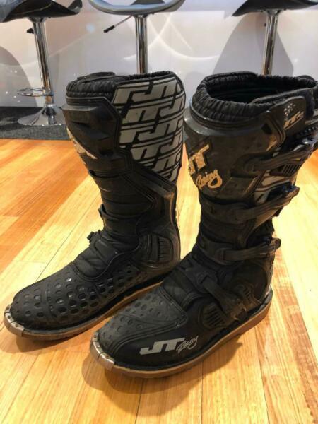 JT Racing Podium Motorbike Boots Size 12