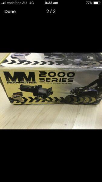 ATV 4 wheeler winch Mean mother 2000lb