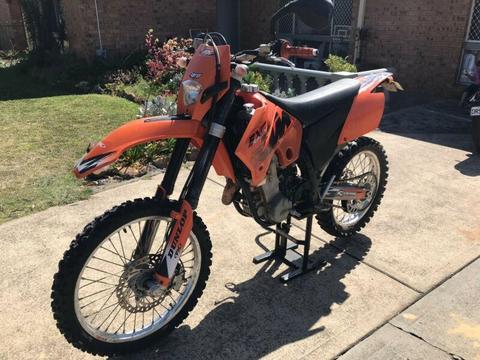 Registered KTM 450 Exc