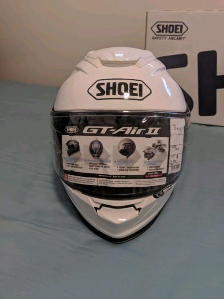 #BRAND NEW# White Shoei GT-AIR 2 M-size motorcycle helmet