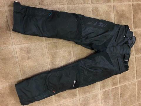 MOTORBIKE (RST) winter pants, with removable thermal inserts. Worn a f