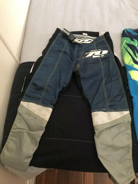 Kids Motocross Pants Size 22