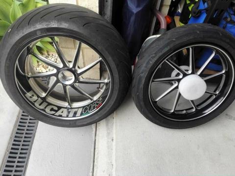 Ducati wheels and tyres