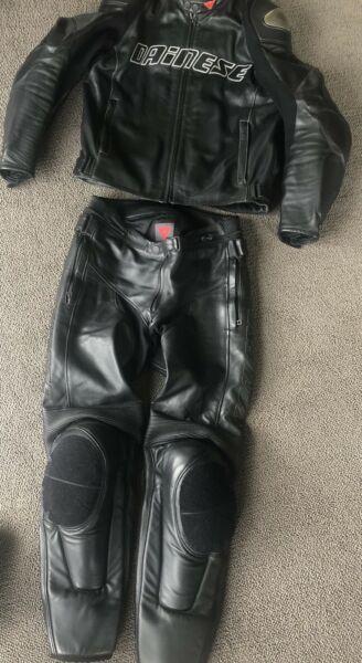 Dainese motorbike leather suit