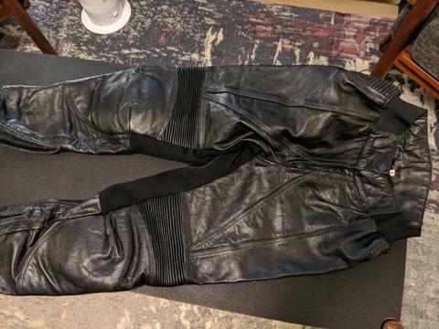 Women's motorcycle leather pants AU 8