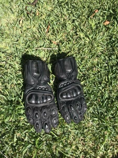 Motorcycle Leather Gloves XL