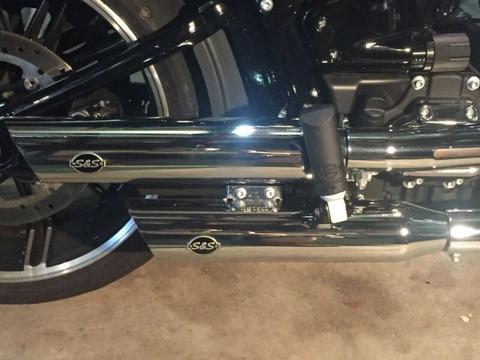 Harley breakout 2018 S andS mufflers