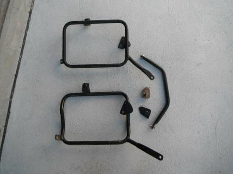 PANNIER RACKS FOR A BMW GS MOTORCYCLE