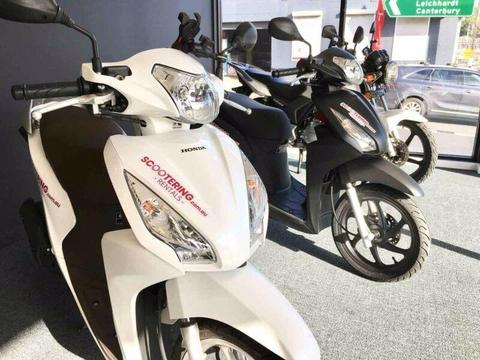 Scooter Rental $130 p/week - new Honda bikes comprehensive insurance