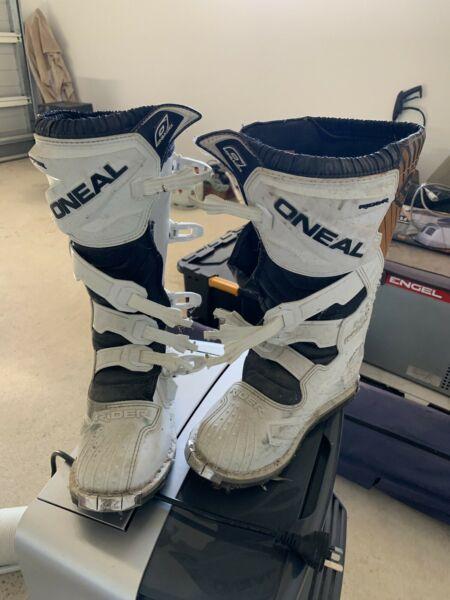 Oneal motocross boots size 10