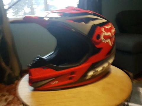 Mens Fox Motocross Helmet Size XL