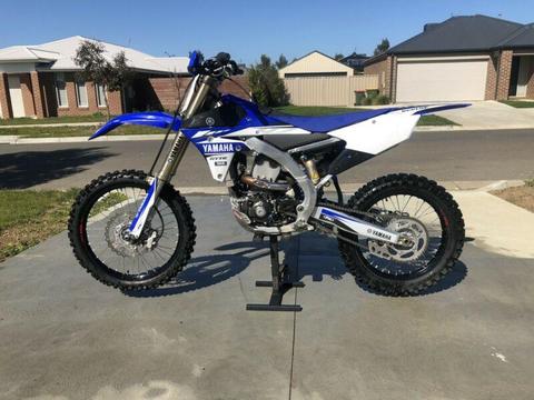 2017 YZ 450F Immac cond with books/spares
