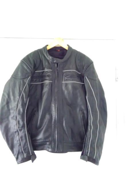 Black Leather Motorcycle Jacket