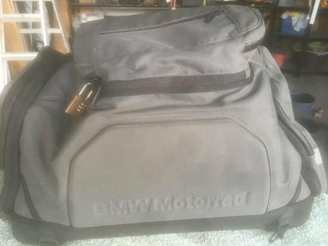 BMW motorcycle tail bag