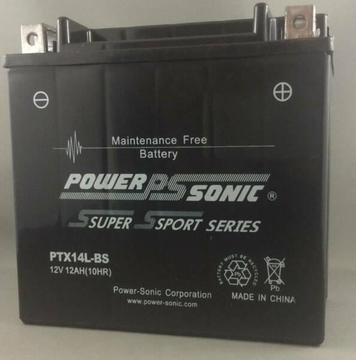 New YTX14L-BS Motorbike Battery suit Harley Powersonic PTX14L-BS