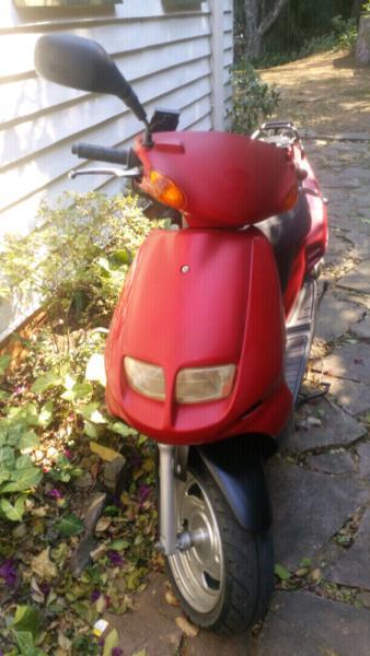Sang Yang Red Devil scooter/moped