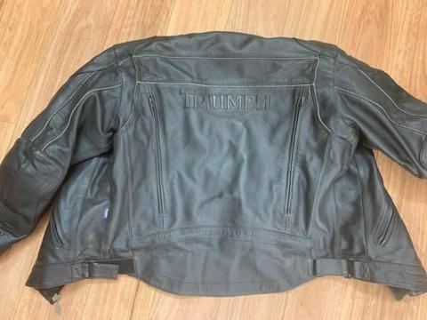 TRIUMPH LEATHER MOTORCYCLE JACKET