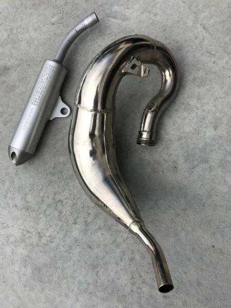 Genuine KTM 65SX 2017 Exhaust Pipe and Silencer Bundle Lot