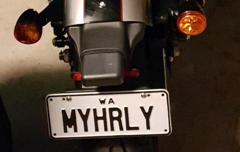 MYHRLY bike plate