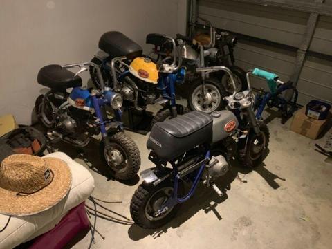 6 x Honda Z50a Projects & Parts (swaps for car - read ad)