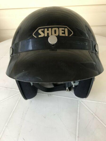 SHOEI helmet black open face large size made in Japan