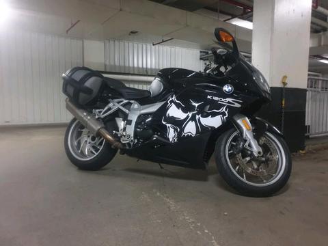 Immaculate BMW K 1200S 2008 motorcycle with lots of extras