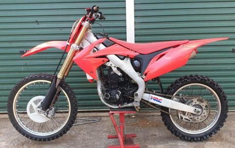 2012 Honda CRF 250R fuel injected model Now available for wrecking